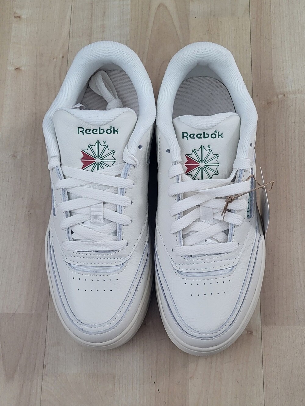 Reebok Club C Extra Platform White Sneakers